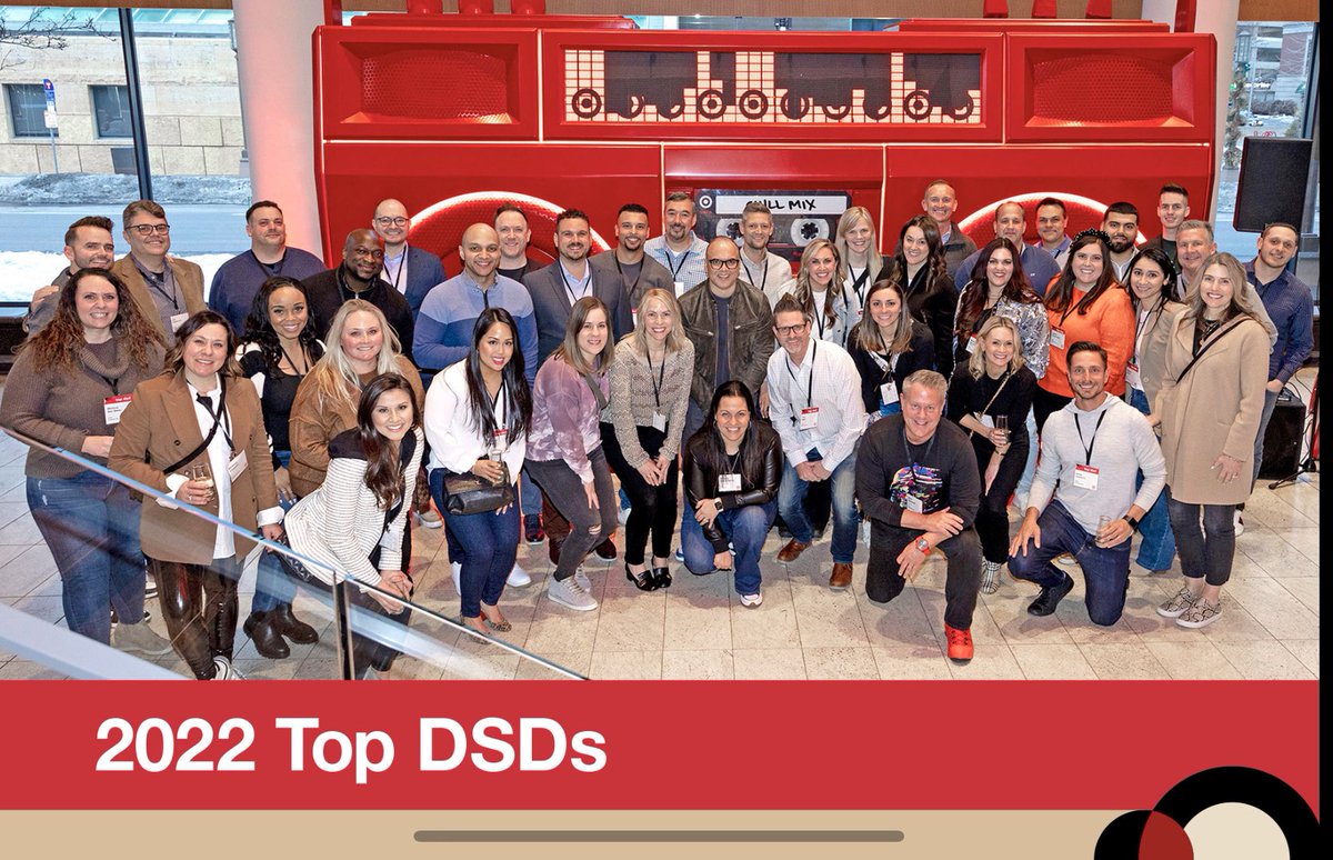 It was humbling to be named one of the Top DSD’s in 2022. Working for a company that empowers me to be my authentic self allows me to be a better leader everyday. Thanks to my team, my peers and my leaders. Congratulations to all the amazing leaders that were selected