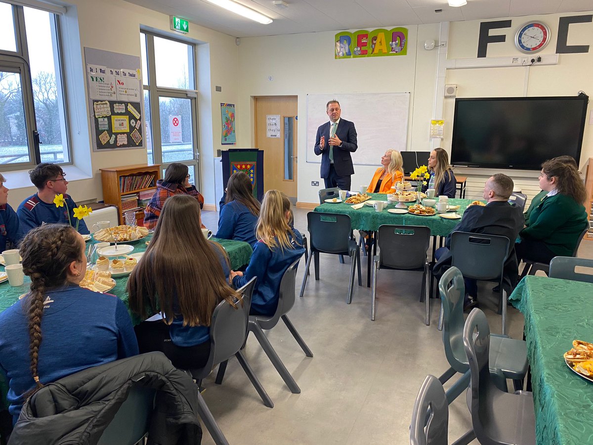 Thomas Byrne (@thomasbyrnetd) on Twitter photo A warm reception on a cold day in Bailieborough, alongside my <a href="/fiannafailparty/">Fianna FΓ‘il</a> colleague, <a href="/NiamhSmythTD/">Niamh Smyth TD</a>!
Delighted to meet with the students and staff from Bailieborough Community School and see all that is going on within the school in the area of sport and physical education. A warm reception on a cold day in Bailieborough, alongside my <a href="/fiannafailparty/">Fianna FΓ‘il</a> colleague, <a href="/NiamhSmythTD/">Niamh Smyth TD</a>!
Delighted to meet with the students and staff from Bailieborough Community School and see all that is going on within the school in the area of sport and physical education.
