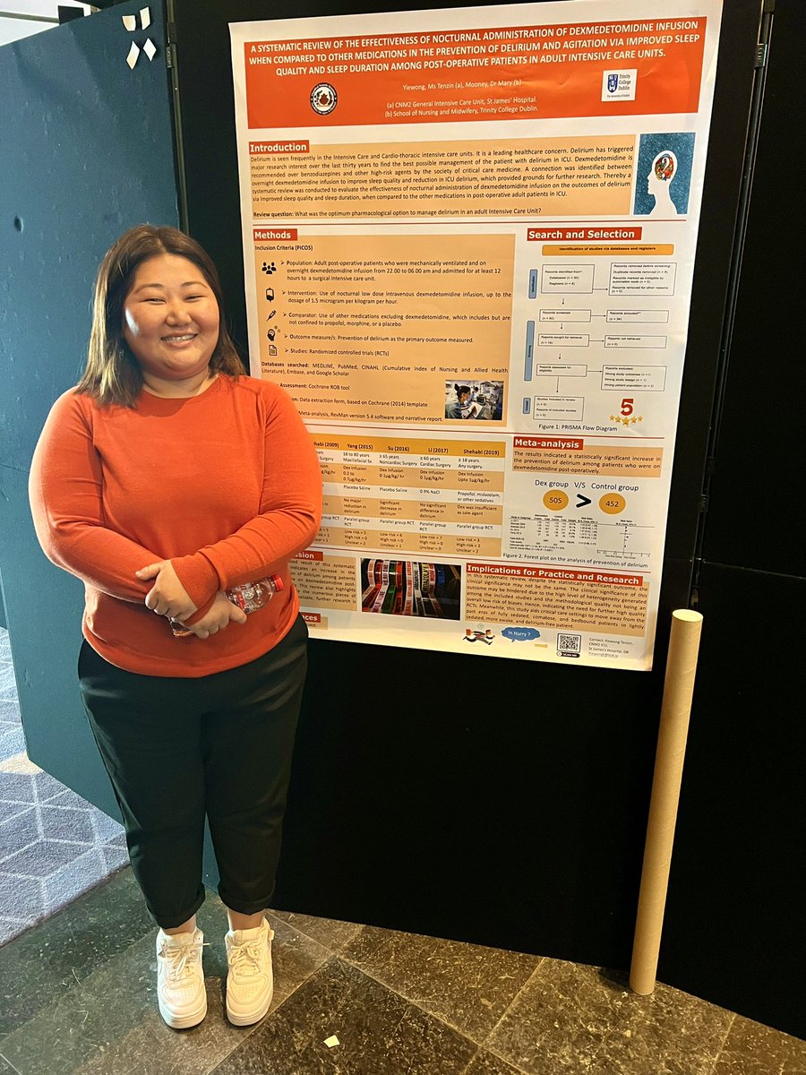 Had the privilege of disseminating my study via poster presentation at local, national and international platforms. Absolutely delighted with the win @TheConf_TCD ! Thank you my parent institute @stjamesdublin , my Alma mater @TCD_SNM @tcddublin and my supervisor Dr. Mary Mooney.