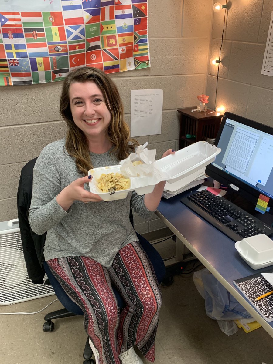 Celebrating our WIDA Champions, Mrs. Faz, Mrs. Coronel, and Ms. Smith, with lunch and cake after a long few weeks of WIDA testing. We are so thankful for all of their work and dedication to our ELL students and Siegel High School. <a href="/ABontempiA/">Andrea Bontempi</a> @creasyl_shsprin <a href="/SiegelHighStars/">Siegel High School</a>