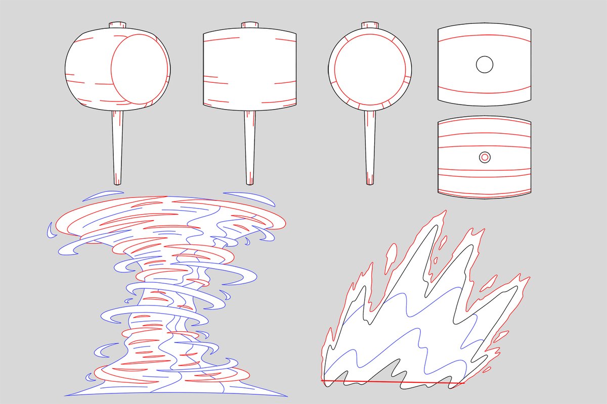 some random prop & fx designs i did for the latest season of @TheAnimaniacs !!