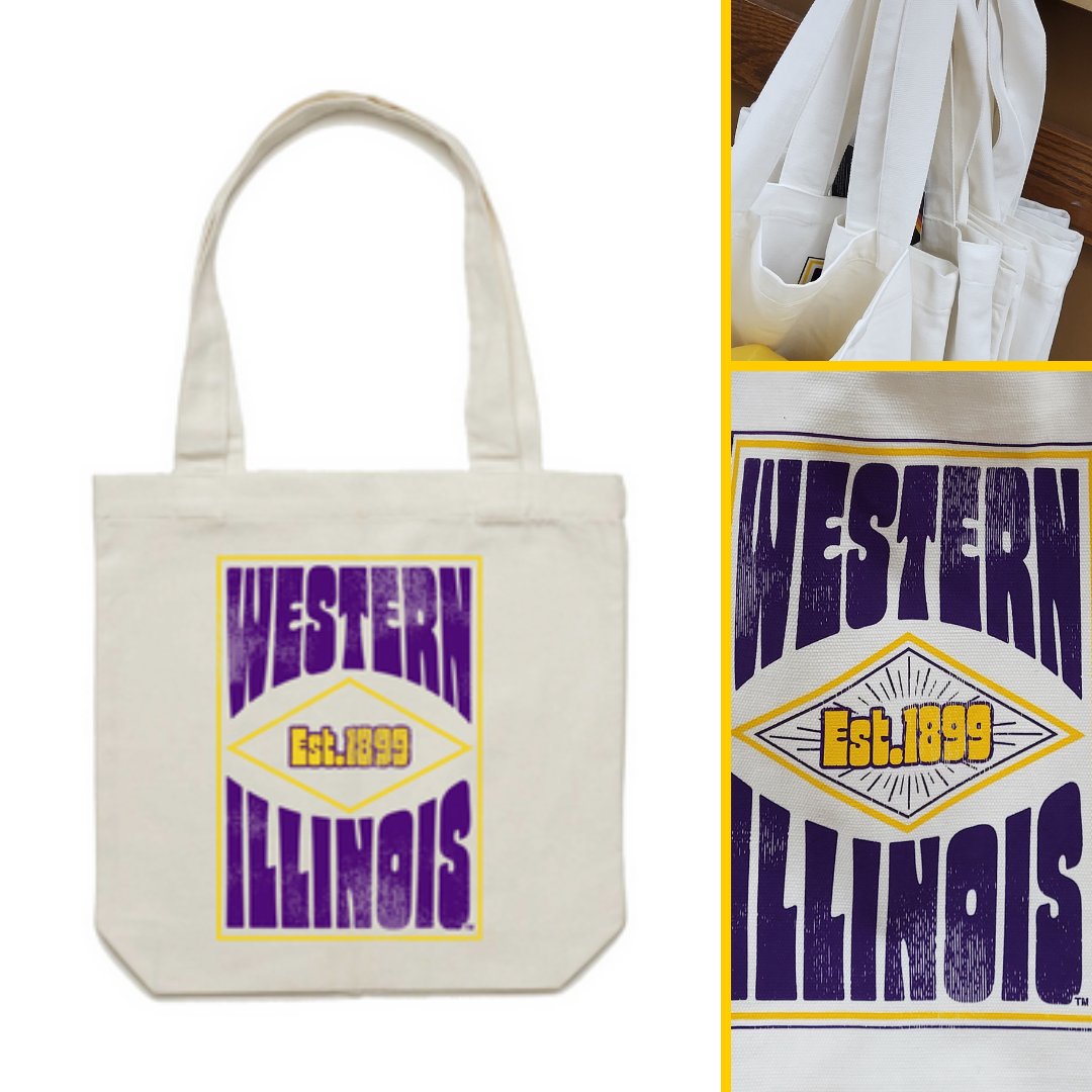 WIUBookstore's tweet photo. ๐๐ Check out the details on this Uscape tote! It's a groovy throwback design perfect for taking to class or the store. Shop in store and online. #wiu #wiubookstore #college #apparel #uscape #totebag
https://t.co/EW1zIZaJJF https://t.co/fm5q7B0TLl