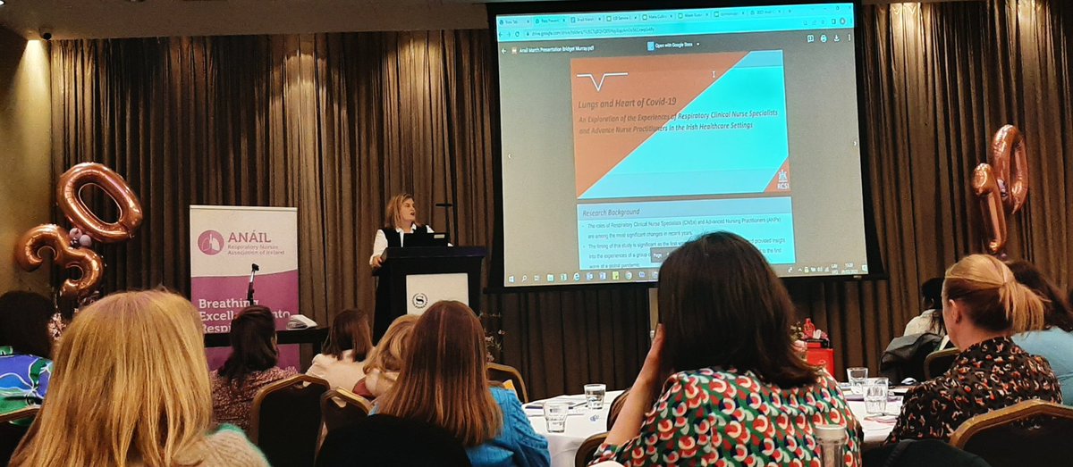 Bridget Murray (@bridnimuiri) on Twitter photo Never did I think in the dark day of COVID-19 writing up my thesis, would I receive a standing ovation. Thank you. So emotional 😩🙂 #RespiratoryNursing. <a href="/Anail_Ireland/">Anáil</a> <a href="/RCSI_Nursing/">nursing@rcsi.ie</a> <a href="/MaynoothUni/">Maynooth University</a> <a href="/irishthoracicS/">Irish Thoracic Society</a> <a href="/ErsNurses/">ERS_Nurses</a> Never did I think in the dark day of COVID-19 writing up my thesis, would I receive a standing ovation. Thank you. So emotional 😩🙂 #RespiratoryNursing. <a href="/Anail_Ireland/">Anáil</a> <a href="/RCSI_Nursing/">nursing@rcsi.ie</a> <a href="/MaynoothUni/">Maynooth University</a> <a href="/irishthoracicS/">Irish Thoracic Society</a> <a href="/ErsNurses/">ERS_Nurses</a>