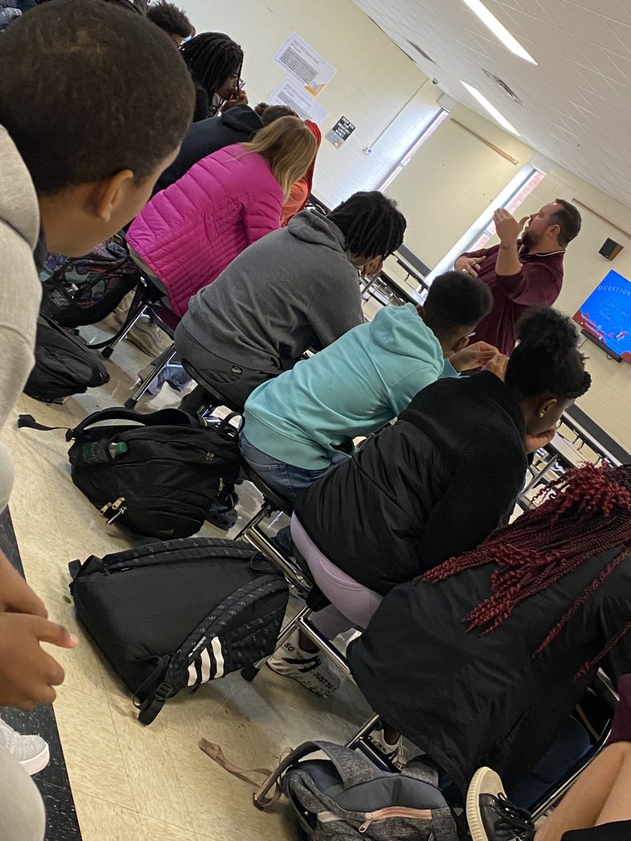 Excellence is setting a goal and finding creative ways to achieve it! Alex Sheffield, with Learfield/MSU Bulldog Sports Properties visited our Health/Fitness Exploratory for a Q&amp;A to talk about how students can leverage a love of athletics into a career. 
#ExpectExcellence