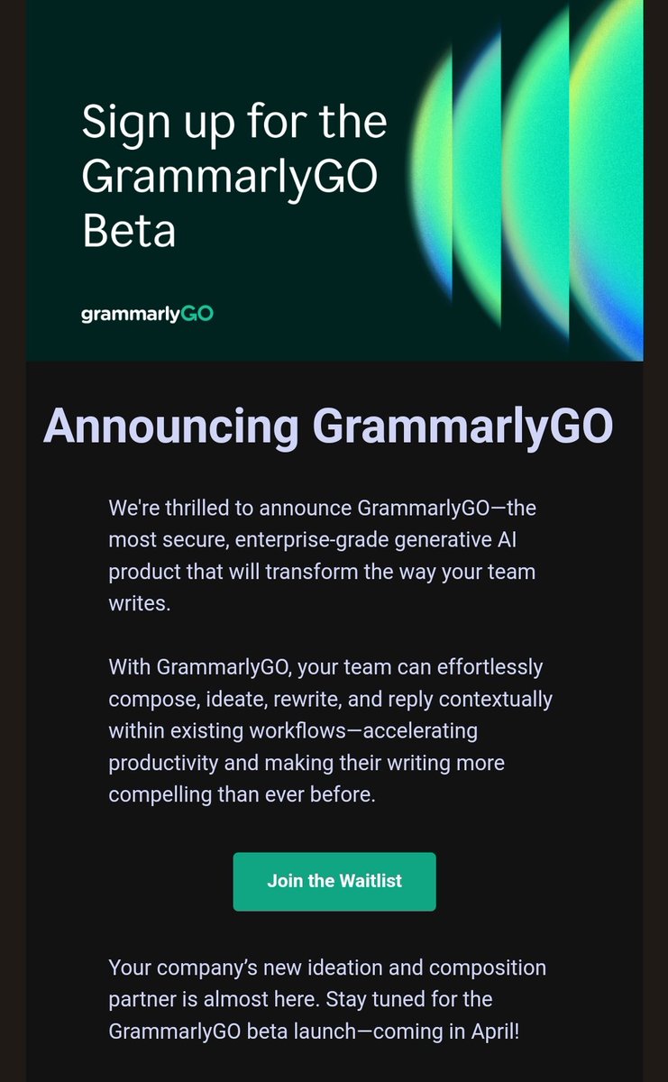 mackenlyjones's tweet image. O👀h, sad that it seems to be business users only.

#grammarlygo @Grammarly