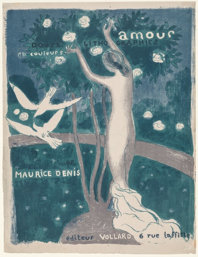 Maurice Denis, Love: Cover (Amour:  Couverture), 1895 (published 1911) #museumarchive #cmaprints clevelandart.org/art/1956.278