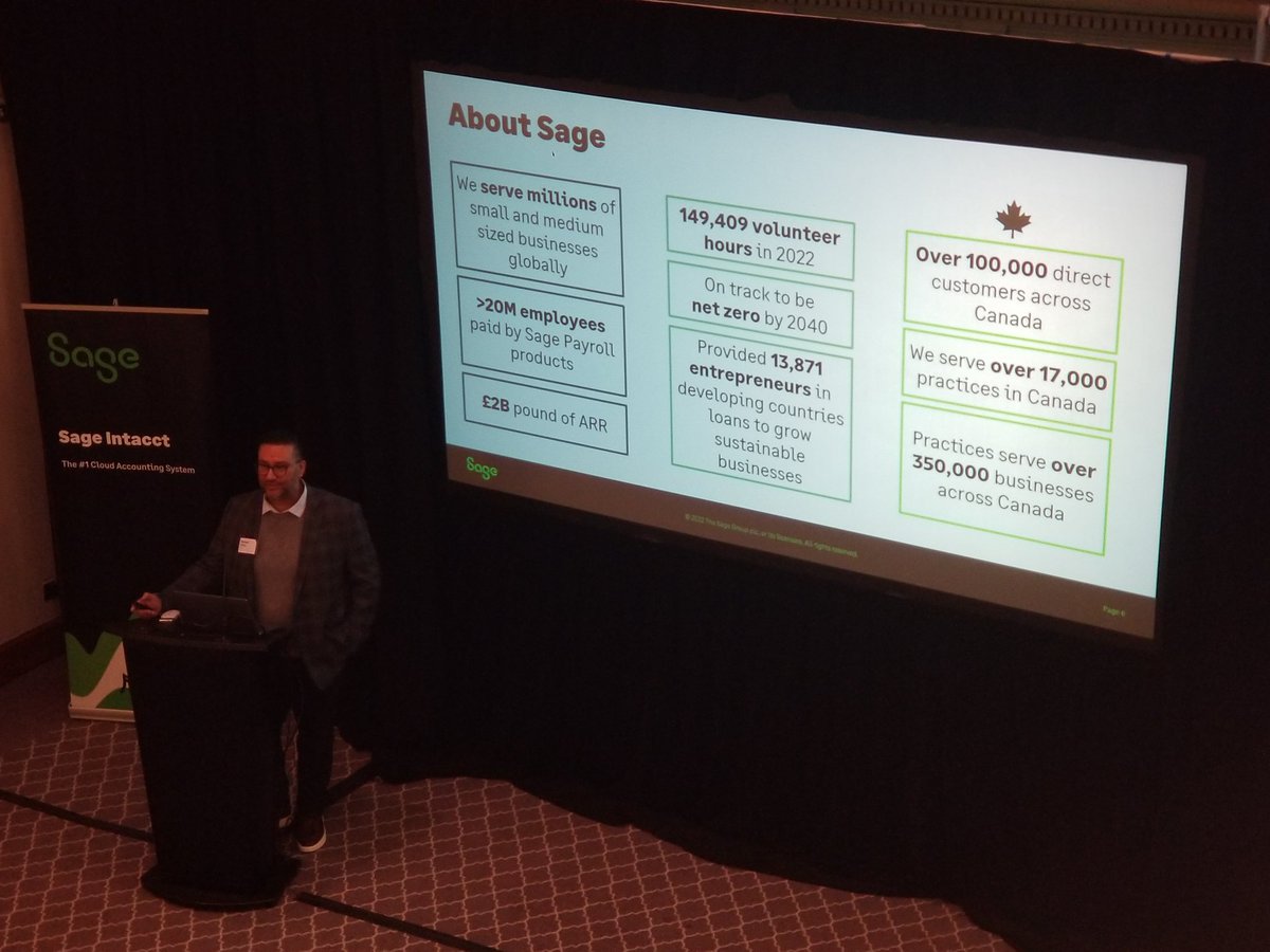 Sage for Accountants Roundtable underway with <a href="/Harpaul_Lehry/">Harpaul Lehry</a> kicking it off with insights on programs and performance tools for your practice #Sage #SageIntacct #GoProposal #Futrli #Accountants #CloudAccounting #ToolBoxForAccountants #Toronto