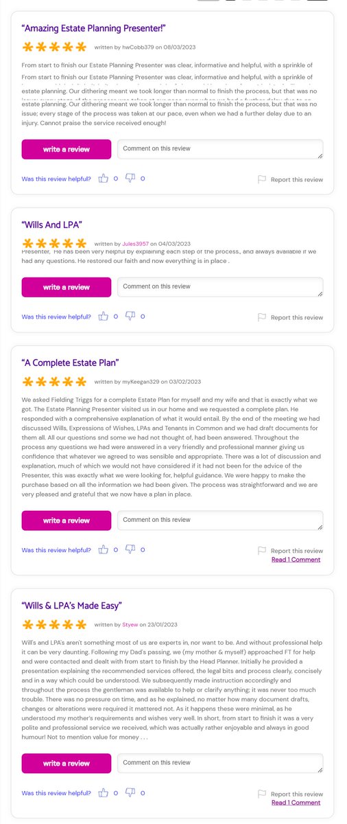 Happy clients, happy me.
fieldingtriggs.com