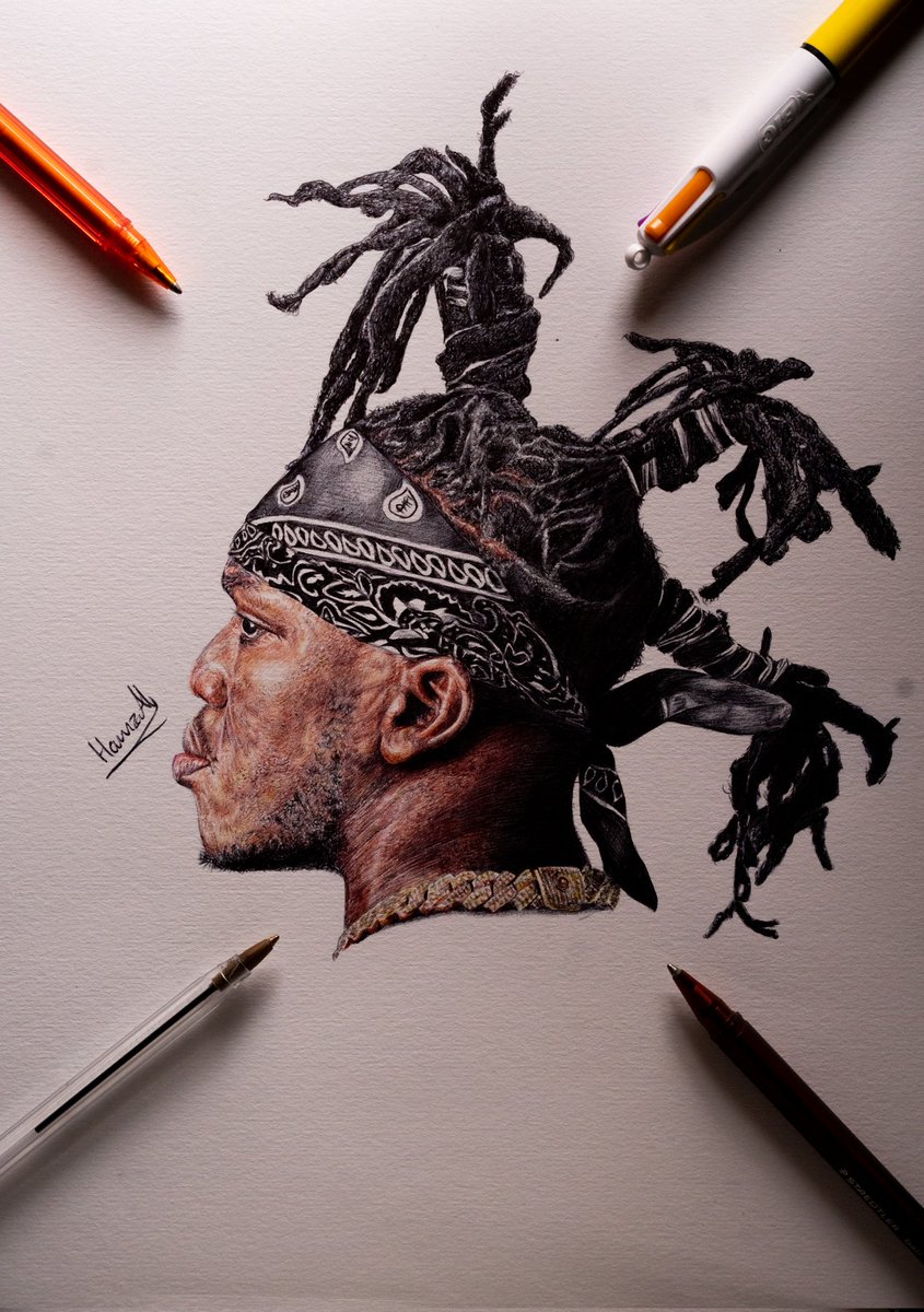 02_hamzaali's tweet image. ''Talent can get you far...but Hard work can get you anywhere.'' - KSI
.
TIME- 10 hours in 23 days
Media- Coloured Ballpoint pens
Appreciate you guys if you could retweet this! Worked super hard on it and yeah! I think this is my best piece by far! Below is the reddit UPVOTE ❤🙏