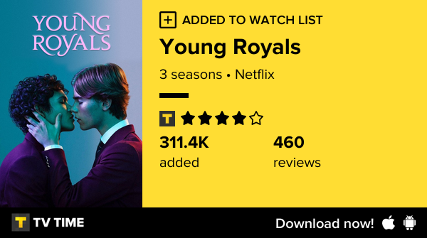SHOYOIKYGAI's tweet photo. I've just started following Young Royals https://t.co/SINyGZovX8 #tvtime https://t.co/V8nOsZetz2