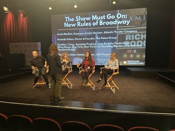 Thanks everyone for attending the first #MadeinNY Talks with <a href="/cencom/">Center for Communication</a> of the spring season, "The Show Must Go On: New Rules of Broadway," at <a href="/svatheatre/">SVA Theatre</a> last night!

Great discussion on how Broadway's prevailed post-COVID, and where theatre jobs are available in NYC.