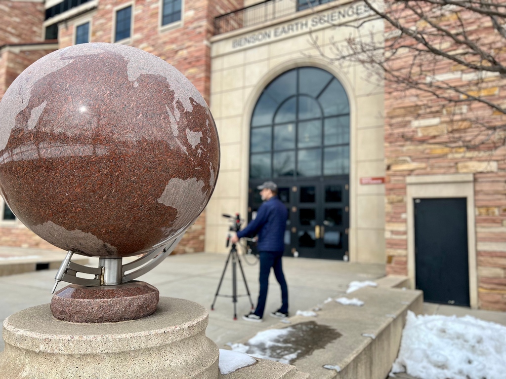 Digging capturing the global impact of the #geology program at the University of Colorado Boulder! #sciencerocks #videoproduction