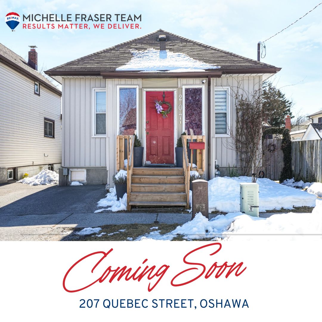 🏠 COMING SOON 🏠

Get ready to fall in love with this charming home! 💕

📍 Address: 207 Quebec St, Oshawa

The Michelle Fraser Team at 416-494-7686 for more details and to book your viewing!

#ComingSoon #OshawaRealEstate #Remax #Oshawa #MichelleFraserTeam