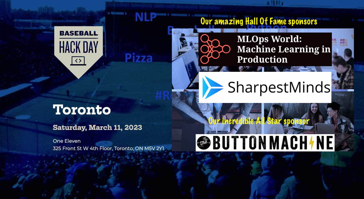 Baseball Hackday Toronto tweet media