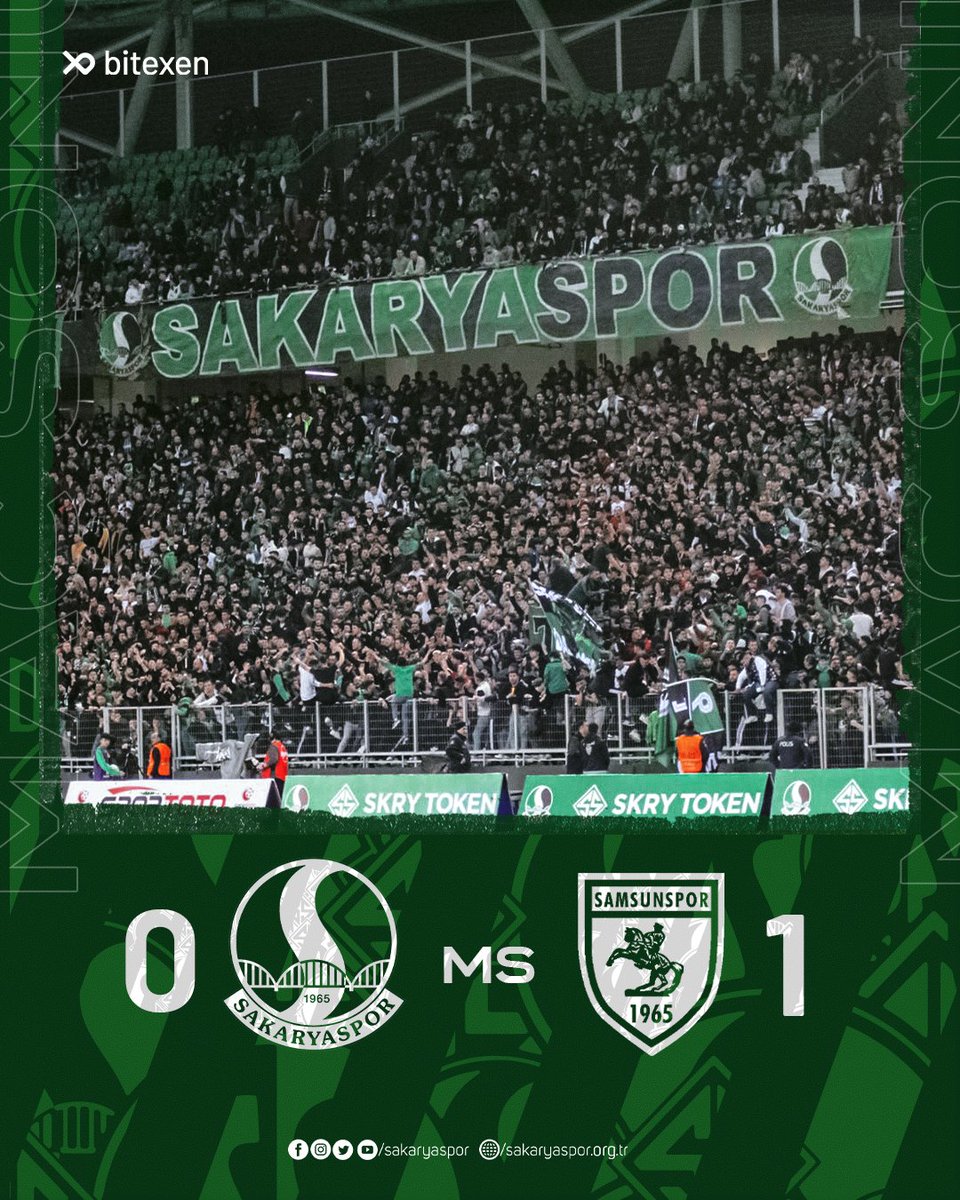 Maç sonucu| Sakaryaspor 0-1 Yılport Samsunspor

#SAKvSAM