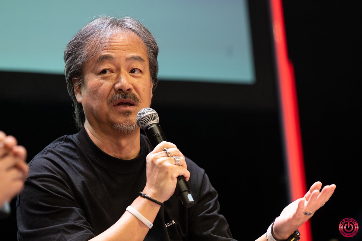 MagicMonaco's tweet photo. « L’histoire des fantaisies de Hironobu Sakaguchi »
Un grand moment du MAGIC centré sur la carrière de cette légende du jeux vidéo. La vidéo de la conférence prochainement en ligne
#MAGIC2023 #MAGICMONACO #Monaco #Sakaguchi
Photo : Fabbio Galatioto / Shibuya Productions
@auuo https://t.co/HwppRVD8gP