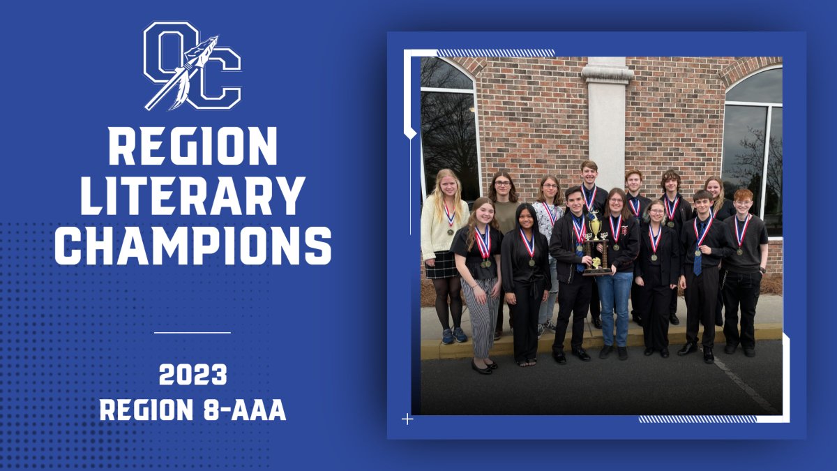 OCHS_Athletics's tweet photo. Congratulations to our Literary team for winning the Region 8-AAA championship today! #WeAreOne #SpearEm https://t.co/B3aU5sKg0X
