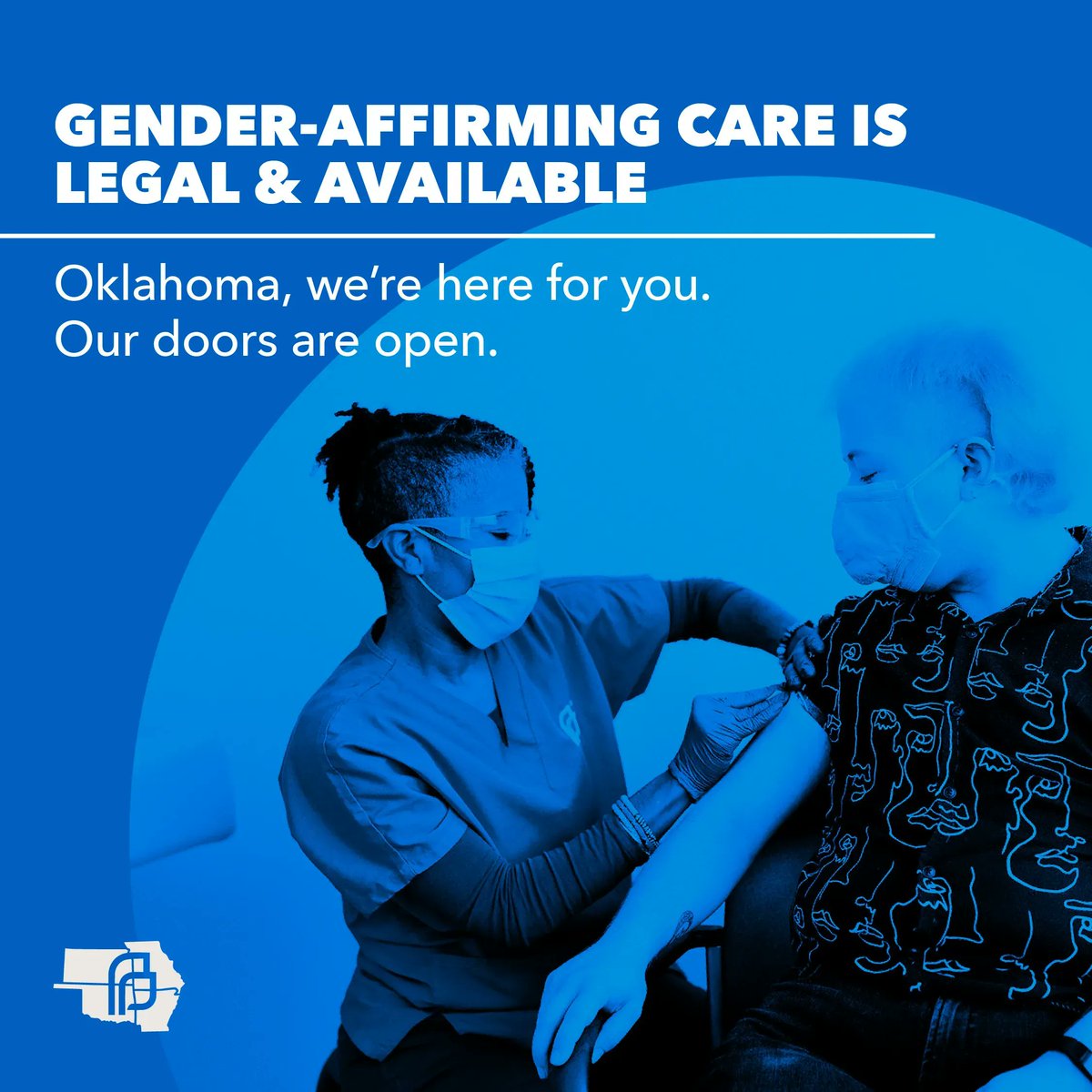 Gender-affirming care is legal and available in Oklahoma. We are monitoring legislation that could have a potential impact on care accessibility in the state and will update if there are any changes to services.