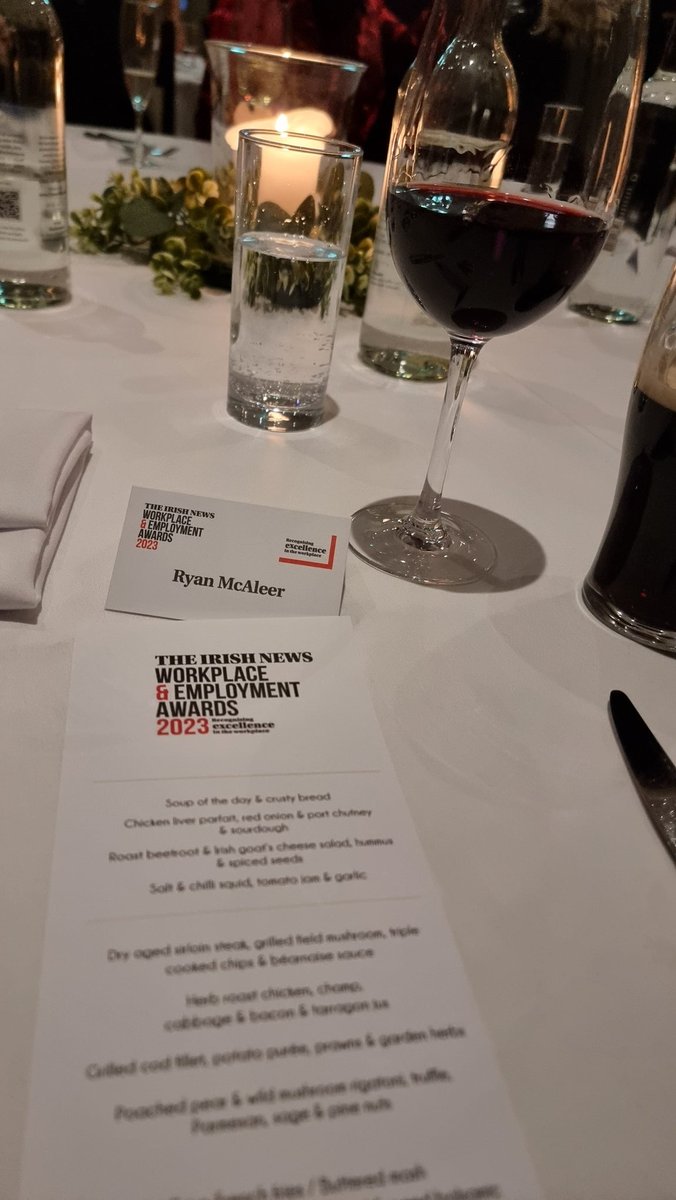RyanMcAleerbiz's tweet image. Launching the @irish_news Workplace Employment Awards tonight at the Tropical Ravine in Botanic Gardens and @DeanesAtQueens. What blizzard?
#WEA2023