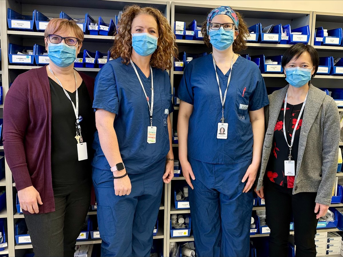 KDHonline's tweet image. Pharmacy Teams everywhere are helping relieve pressures on the health care system. During Pharmacy Month, we send a special thank you! to our hardworking KDH Pharmacy Team, seen here, (l-r), Jackie, Kirsten, Sharon and Ha.#PAM2023