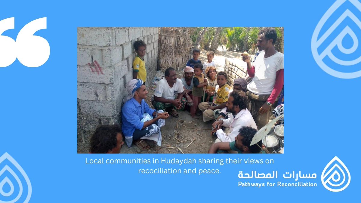 YemenPathways's tweet photo. Working through local coordinators from governorates across Yemen, the #PathwaysforReconciliation Platform aims to engage and amplify the voices of Yemenis beyond the powerful elites, making the process of achieving settlement to the conflict inclusive, legitimate & sustainable. https://t.co/FdRrhmDqId