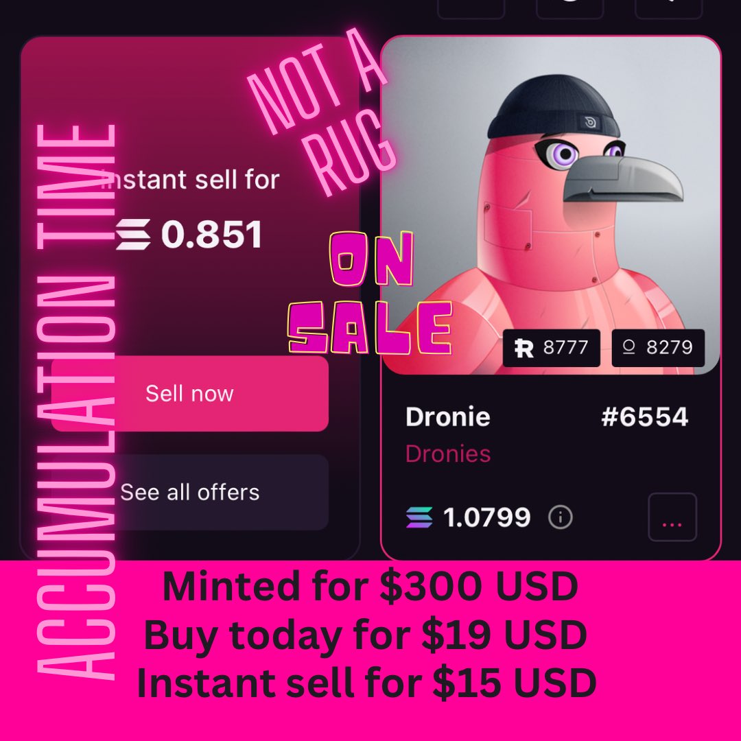 <a href="/DroniesNFT/">Dronies</a> let’s Goooooo! Discounted like crazy! Builders be building in the Bear 🔥🚀🫡 <a href="/VybeGMI/">V Y B E</a> ⛽️LFG!!! <a href="/MrAGull/">MrAGull ( ͡° ͜ʖ ͡°)</a> <a href="/unfoldco/">unfold</a> reap what you sweep! 🧹