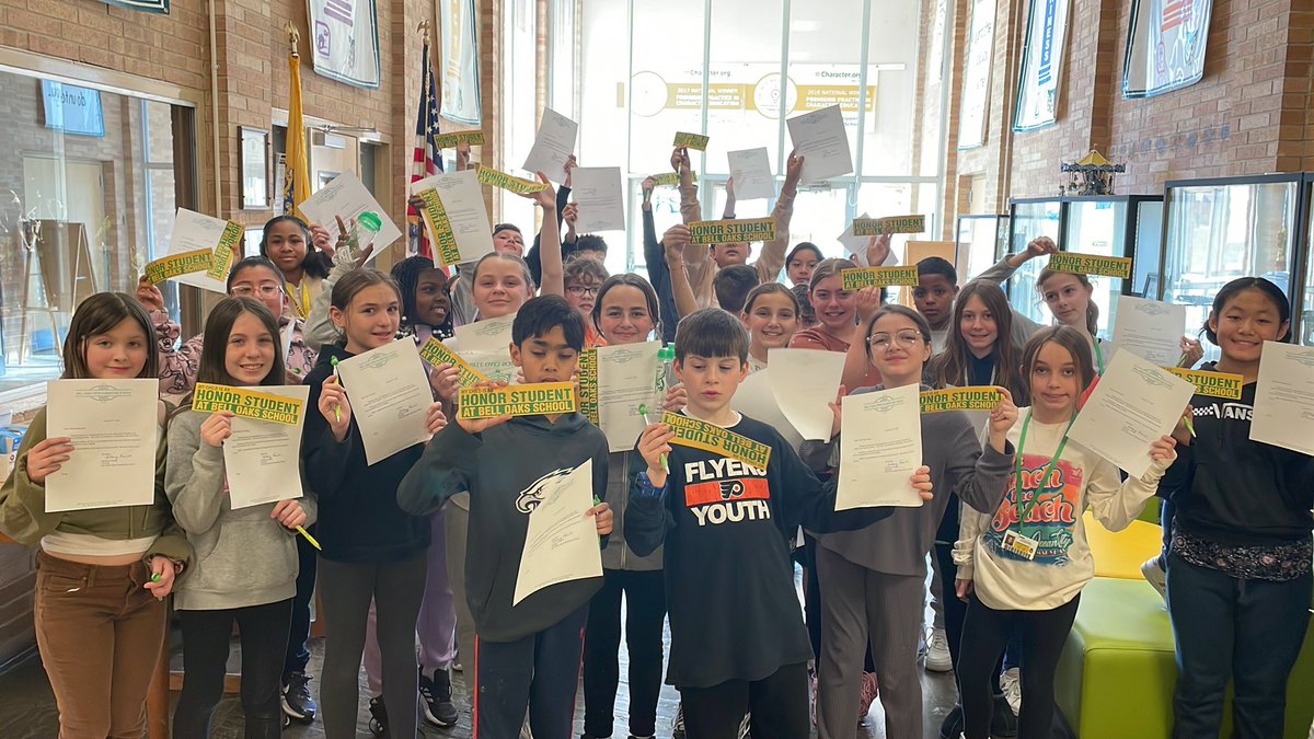 Grade 5 Principal’s List for marking period #2! <a href="/bellmawrschools/">Bellmawr Schools</a>