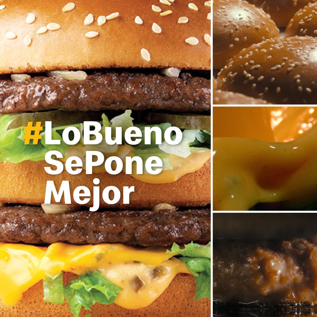 mcdonaldspa's tweet image. 🤤 Una carne más jugosa, un pan más tostado y más calientito 🍔 ¡Ven, compruébalo y compártelo!
#LoBuenoSePoneMejor