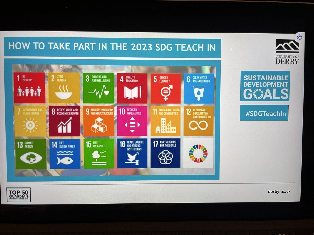 Exploring impact for change in our @UoDPrimaryITE PGCE professional practice session this morning! Looking forward to hearing about your implementation and impact of the SDGs in your upcoming primary placements! #SDGTeachIn, #educateandempower, @Matthew_Parry_, @sarahbright2020