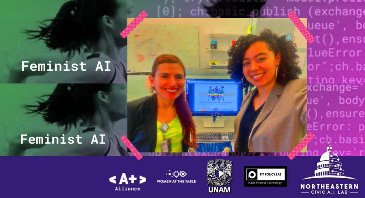 saiphcita's tweet photo. Excited to celebrate Women's Day with my students &amp; share news that we received funding to design human-centered AI interfaces &amp; tools for Latina gig workers! 

My lab is proud to be in the Feminist AI Network at the Alliance for Inclusive Algorithms

👉https://t.co/nGz4WKrXW5 https://t.co/42xulhckQT