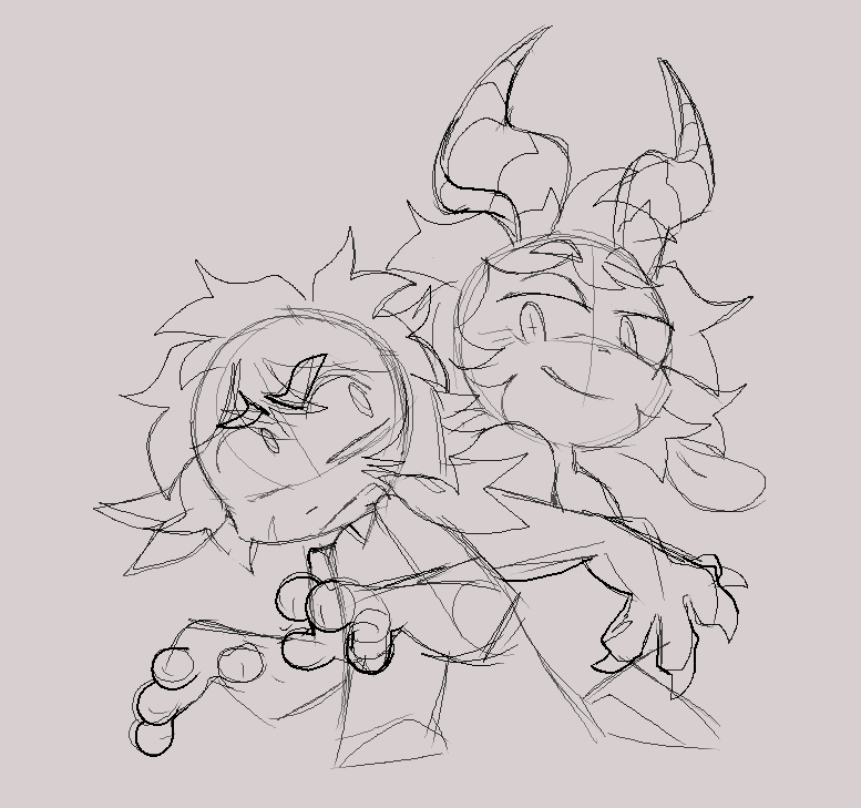 tfhellhole's tweet photo. Quick doodle of Ella and Hella https://t.co/drtYT1kQmg