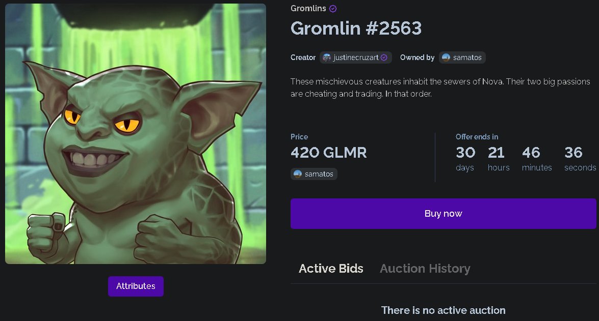 PromosBancosEs's tweet photo. THANKS SELLER FOR CHEAP #GROMLIN.
HOLDING NOW 6 GROMLINS ๐ฅ๐ฅ๐ฅ.
@MoonsamaNFT
@ExosamaNFT
@RaresamaNFT
#SuperGromlinKarts https://t.co/O6elfTQjui