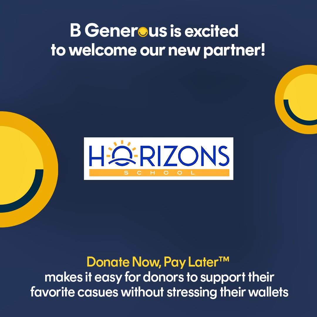 Please visit horizonsschool.org to learn more about their mission. #letsbegenerous #letsbgenerous #donationsneeded #donatenowpaylater