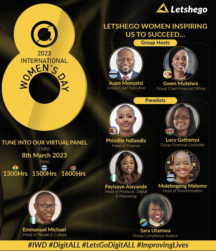 Letshego Africa (@letshegogroup) on Twitter photo This week <a href="/LetshegoAfrica/">letshegoafrica</a> is celebrating the value that women create for families, businesses, economies and societies across our continent… Letshego family members gathered virtually to hear peers share their stories, thoughts and views on #Equity versus #Equality 🫱🏽🫲🏼 🌍 🆙 This week <a href="/LetshegoAfrica/">letshegoafrica</a> is celebrating the value that women create for families, businesses, economies and societies across our continent… Letshego family members gathered virtually to hear peers share their stories, thoughts and views on #Equity versus #Equality 🫱🏽🫲🏼 🌍 🆙