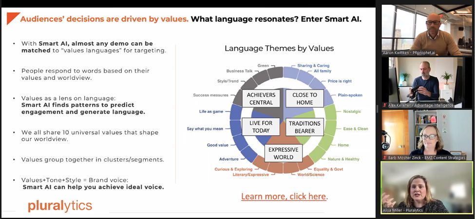 pluralytics_ai's tweet image. With ChatGPT, marketers should ask themselves: how can I use this technology to be more effective and deliver excellence? Our CEO &amp;amp; Co-founder Alisa Miller explored how PR pros can use this tech in writing’s iterative process
hosted by @RaganComms, @PRDaily and @prophet_pr