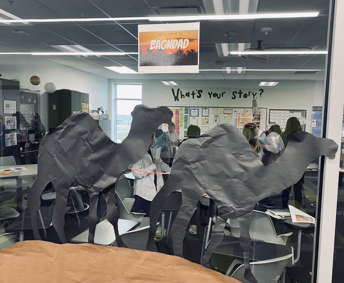 MrsGraham_ST's tweet photo. The Silk Road in Olathe? Yes! Students at Summit Trail today traveled the Silk Road to discover what inventions the Chinese have given us that we still use today. #mySTrocks #summittrail #Silkroad #6thegrade #AncientChina @SharonBedolla @OPSSocStudies @bax_michele https://t.co/uXnIDWiunl