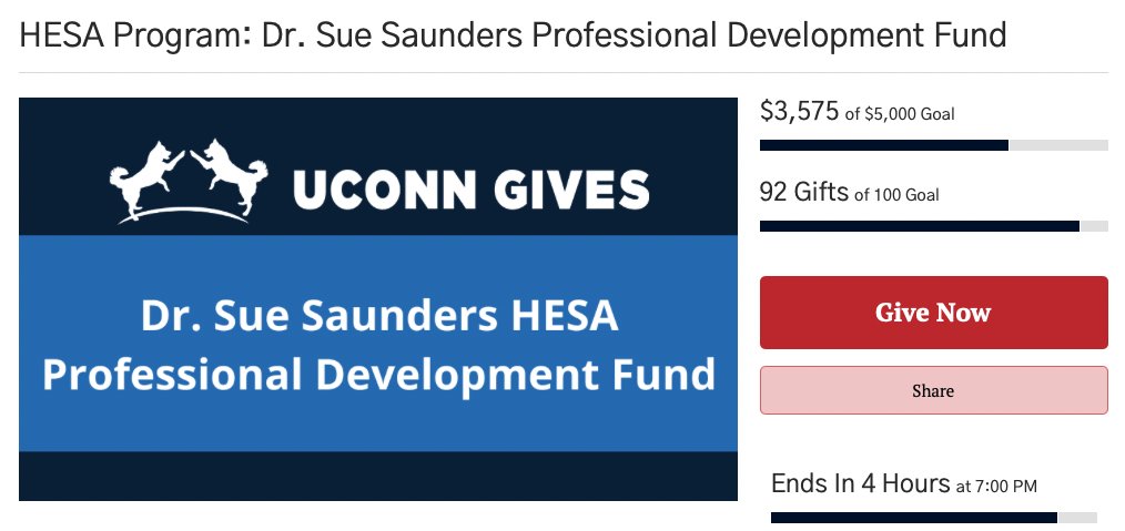 UConn HESA Program tweet media