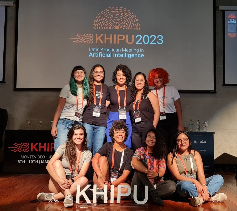 sandraavilabr's tweet photo. I dare you to have a team like mine at #khipu2023. 

A huge thank to @Khipu_AI !!! https://t.co/eeMjhUwoL8