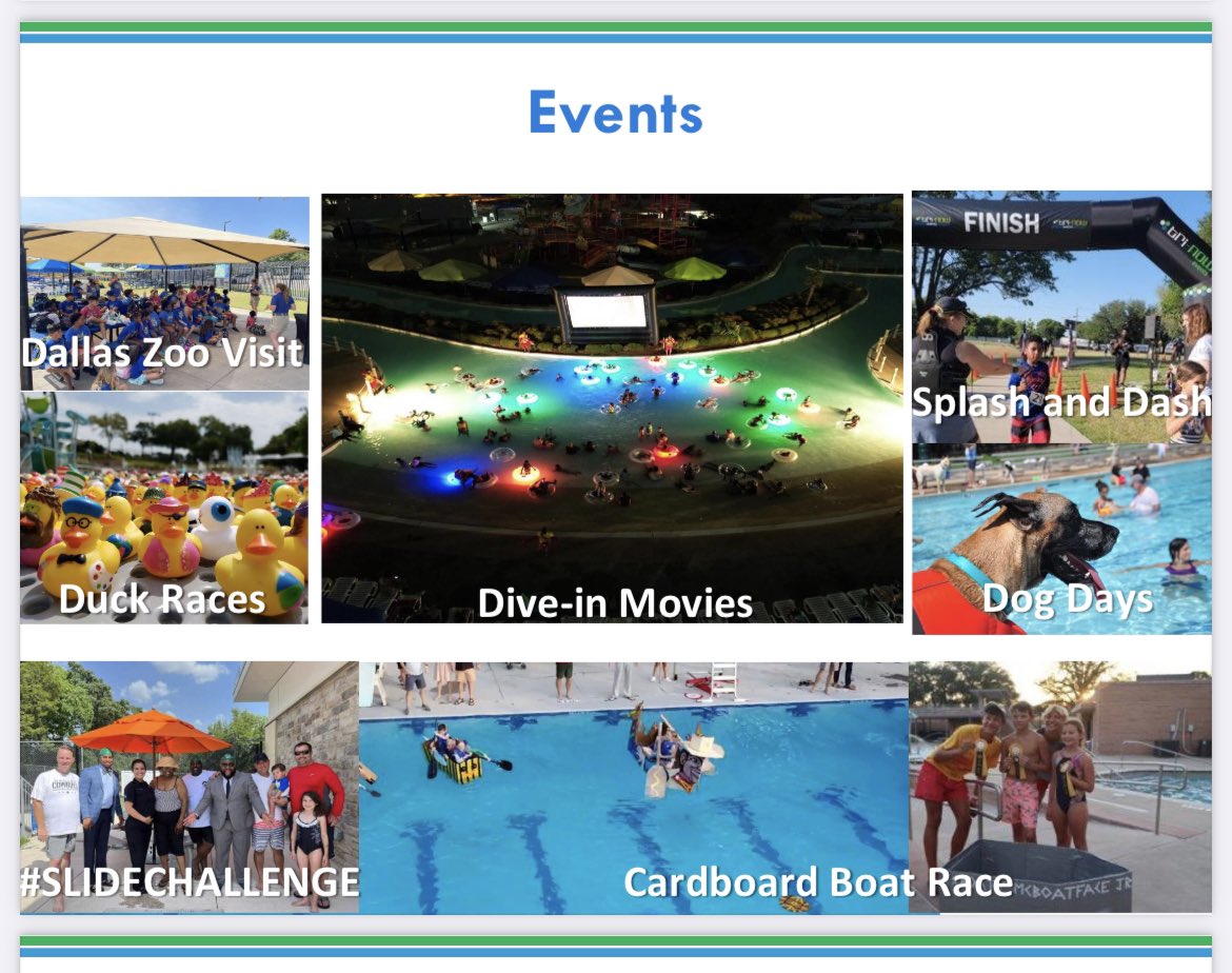 JeffKitner's tweet image. Summer aquatics briefing! Season passes on sale now. Operations schedule will be similar to last year. The #SlideChallenge is back!