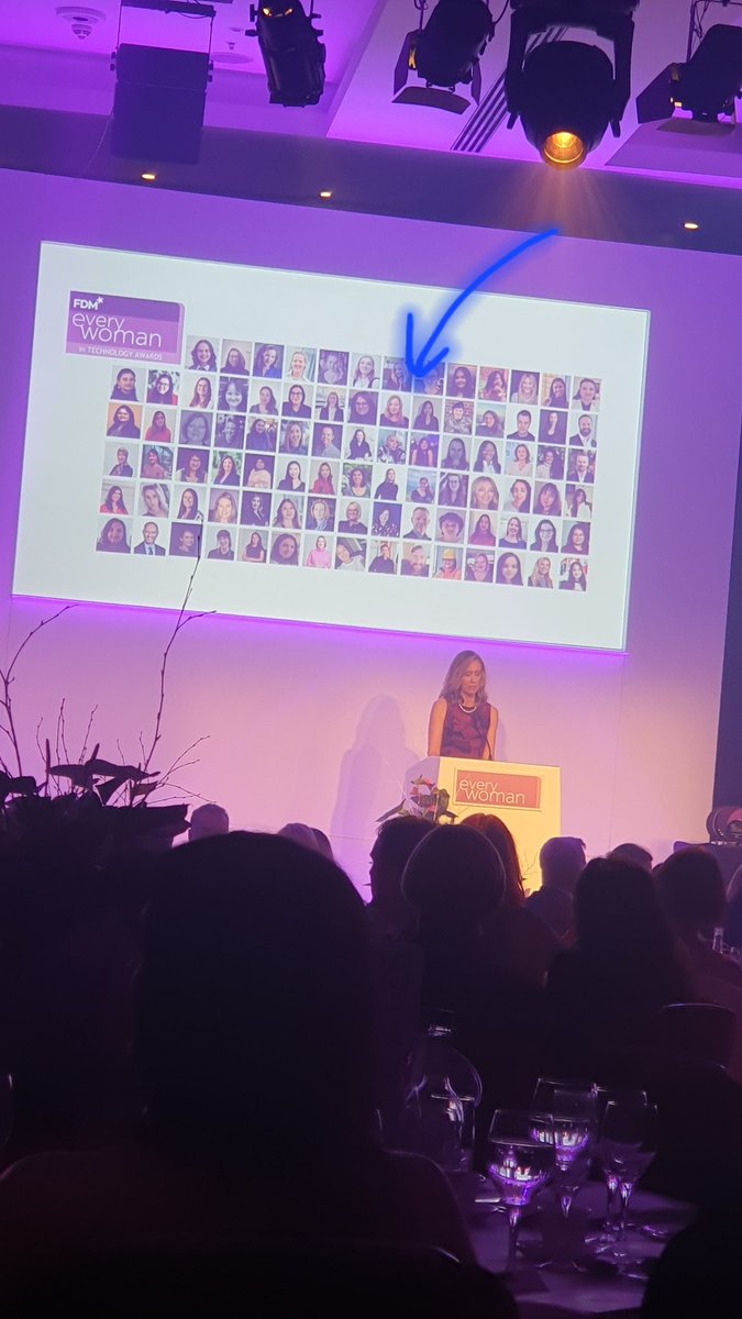 It's starting! @everywomanUK #ewTechAwards is on and i'm so proud to be accompanying our very own @ONSgeography @charlie_dacke to this award ceremony: Finalist for team leader of the year! wow. 🤞🍀