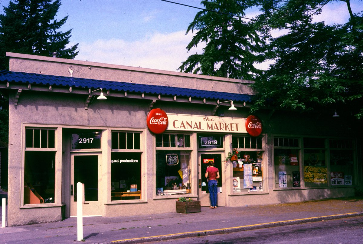 📸 Seattle ,Canal Market,  Avenue E. ,1970s  #kodak #colorslides #kodachrome #35mm © Seattle Municipal Archives