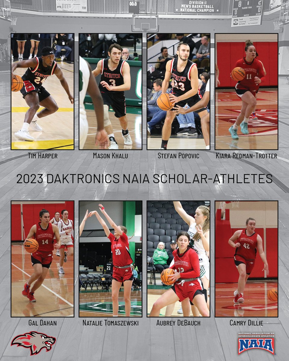 Congratulations to our men's and women's basketball players named to the Daktronics NAIA Scholar-Athlete Awards List!
M: bit.ly/3YFcDBQ
W: bit.ly/3ZW4Fp3