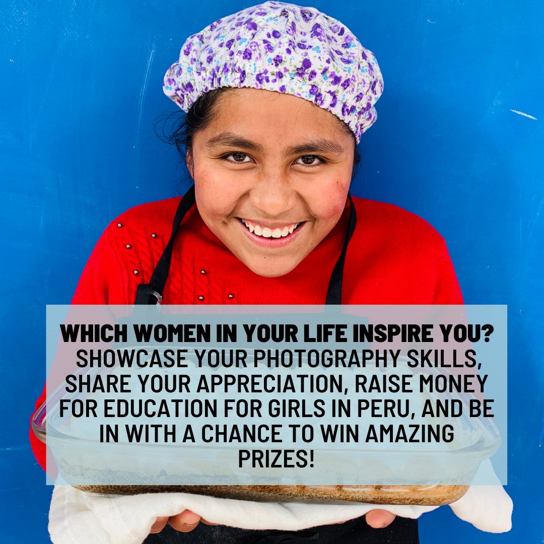 LAFFCharity's tweet photo. In honour of International Women’s day, we are launching our very own photography competition! Swipe to see how to enter, and our brilliant prizes. The competition will be judged by the LAFF team and professional photographers. Happy snapping 📷🧡 #laffcharity #volunteer #peru https://t.co/IKnJ0lmErr