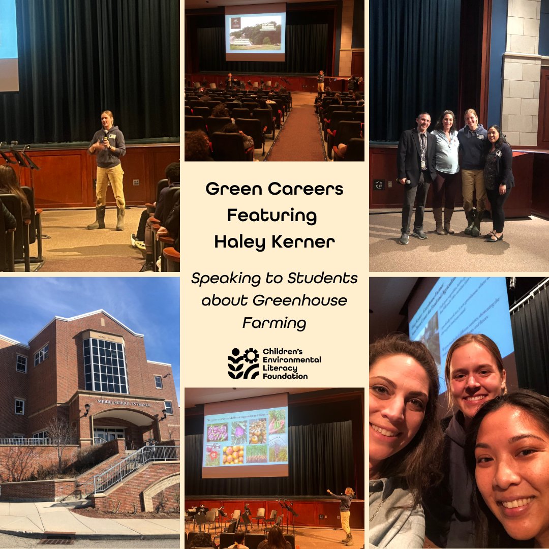 CELF wants to thank Haley Kerner from <a href="/StoneBarns/">Stone Barns Center</a> for sharing her green career journey as a greenhouse farmer with 7th-grade students from Sleepy Hollow Middle School as part of our #GreenCareers speaker series! <a href="/ufsdtarrytowns/">Tarrytown Schools</a>  #CELFeducation #sustainablefarming