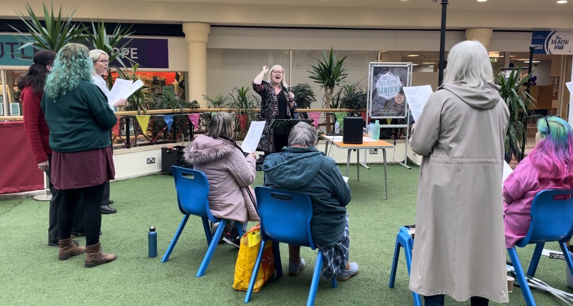 Bavhayley's tweet photo. #SocialPrescribingDay today in Andover! We had music, cakes and lots of our wonderful local services celebrate with us today! Happy Social Prescribing Day to all the SPs out there 🫶🏻 @AndoverPCN @NASPTweets @nalwuk @SocialPrescrib2 https://t.co/JWKyhLsyvt