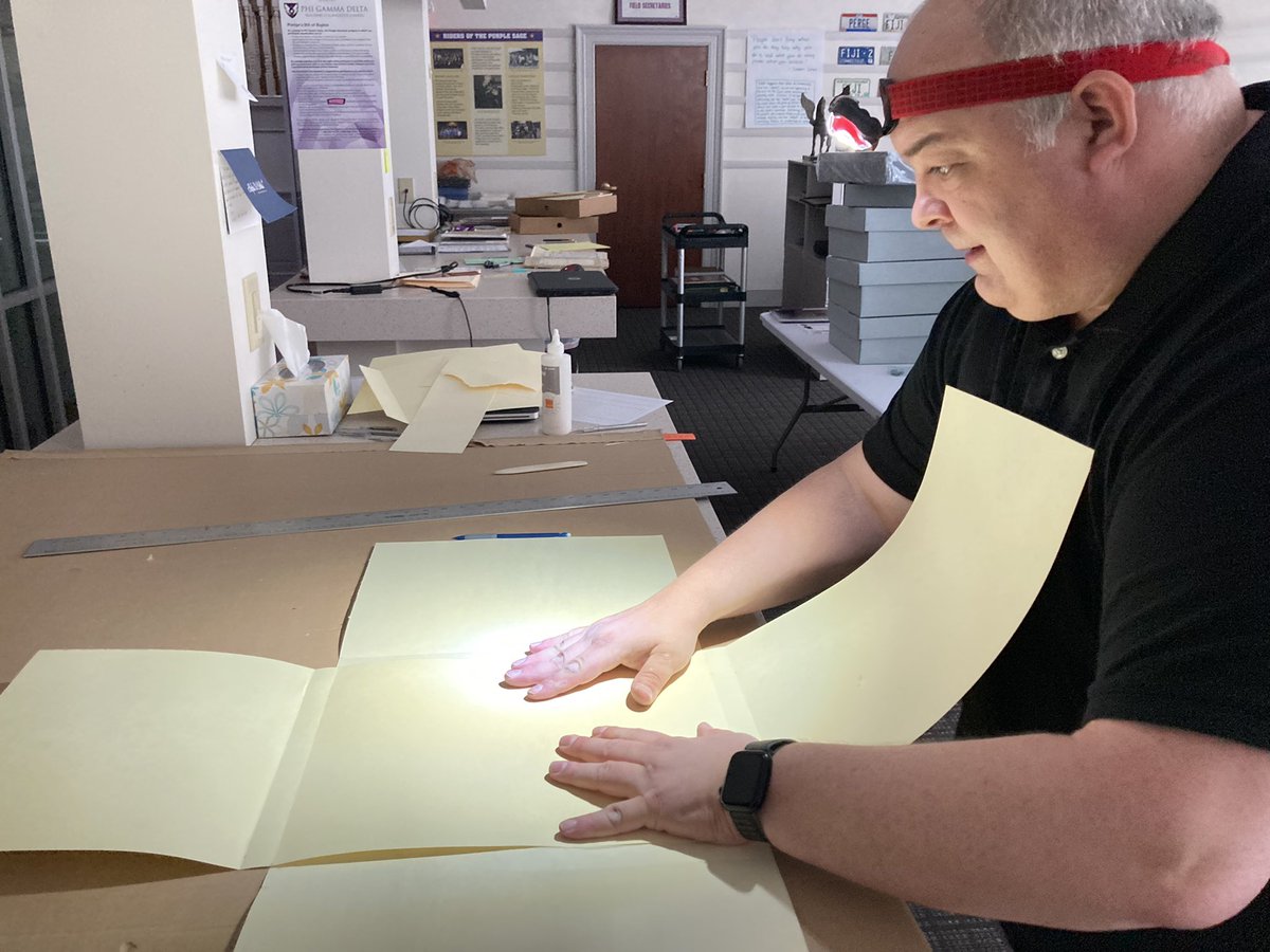 The advance team has arrived at IHQ for #ArchivesWeekend 2023, but the city is recovering from massive storms and power outages last Friday. We’re working around the interruptions as repairs are made! #phigam #phigammadelta