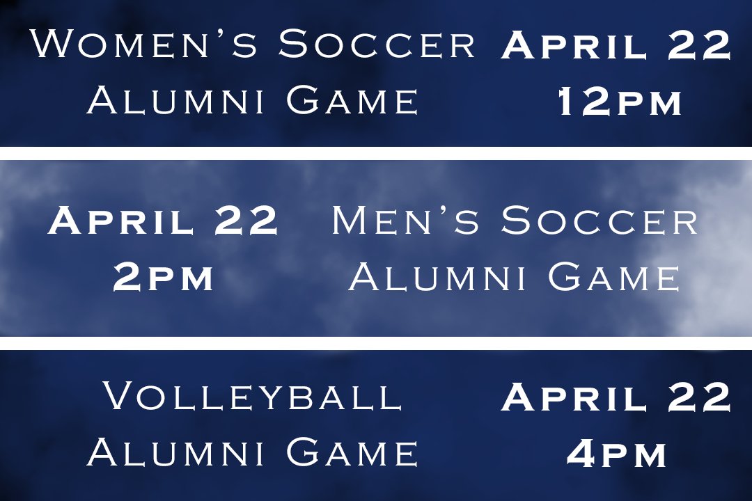 athletics_bmcc's tweet photo. Mark your calendars for April 22nd! The fall sports of men's/women's soccer and volleyball will all be hosting their alumni games that day back to back to back. Women's soccer kicks off the Alumni day at noon, followed by men's soccer at 2pm, and volleyball in the gym at 4pm. https://t.co/86d8s7uGHC