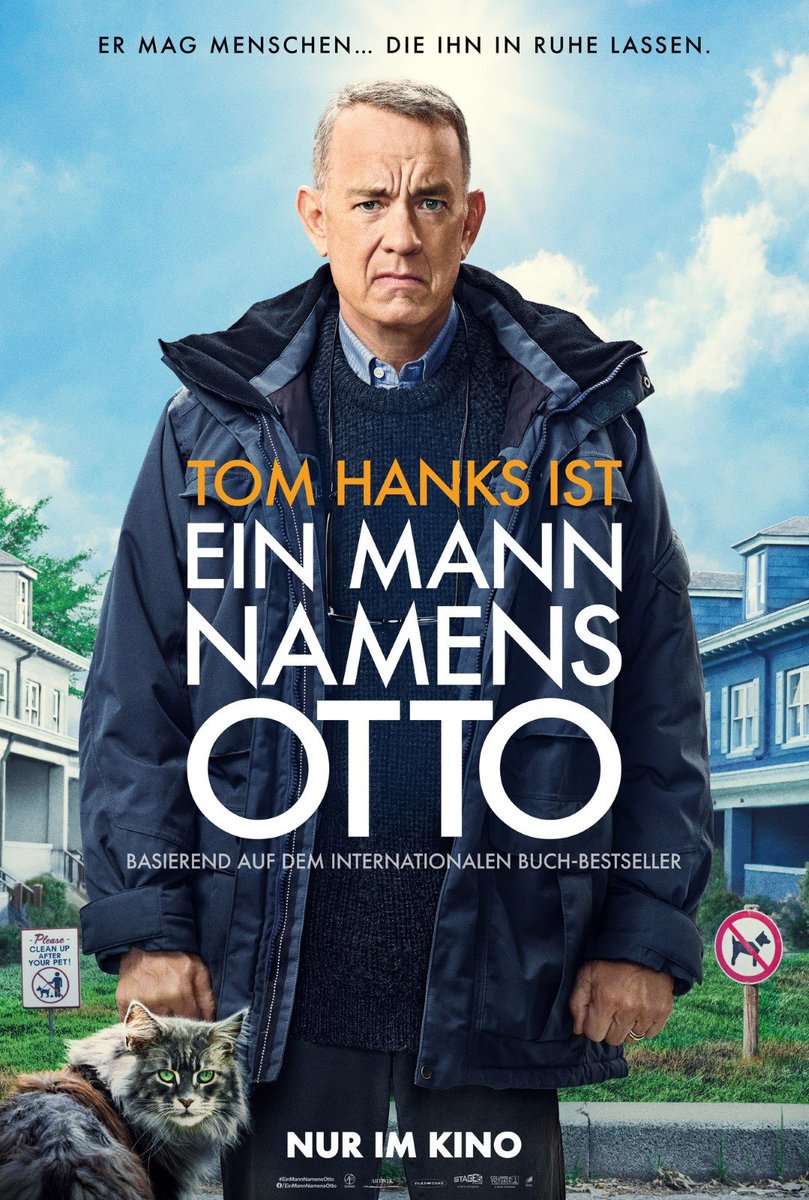 gerade auf der website des lokalen kinos gesehen... ich glaube nicht, dass tom hanks ein mann namens otto ist, er heißt schließlich tom hanks.