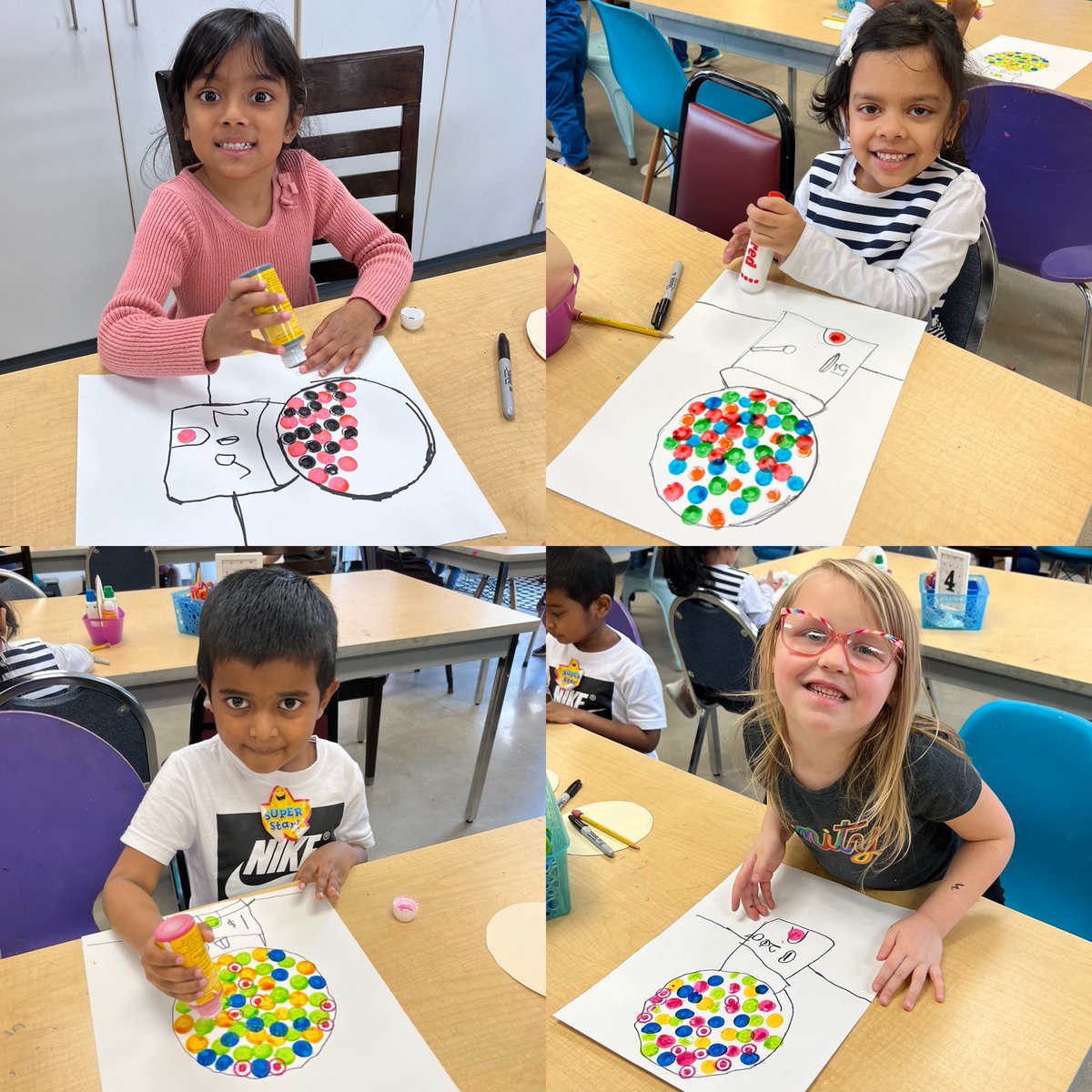 Sarah Clos (@mrs_clos) on Twitter photo Kindergarten and first <a href="/WassWolves/">Wass Elementary</a> learn about artist Wayne Thiebaud and create their own gumball machines!#tsdart #wassartists Kindergarten and first <a href="/WassWolves/">Wass Elementary</a> learn about artist Wayne Thiebaud and create their own gumball machines!#tsdart #wassartists