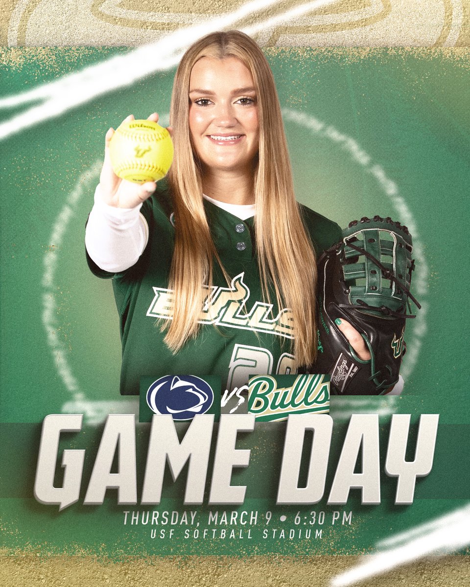 USFSoftball's tweet photo. Did you miss us 😉

🆚 Penn State
🕕 6:30 p.m.
📍 Tampa, Fla.
🏟 USF Softball Stadium
💻 https://t.co/eE3jfp1YSM
🎙️ https://t.co/0ugQyrxSJ0
📊 https://t.co/oj3AqV6rDx

#HornsUp🤘 https://t.co/amsvToRhLi